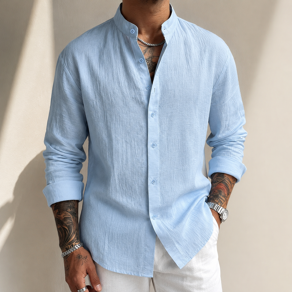FEDERICO™ | Camicia in misto lino