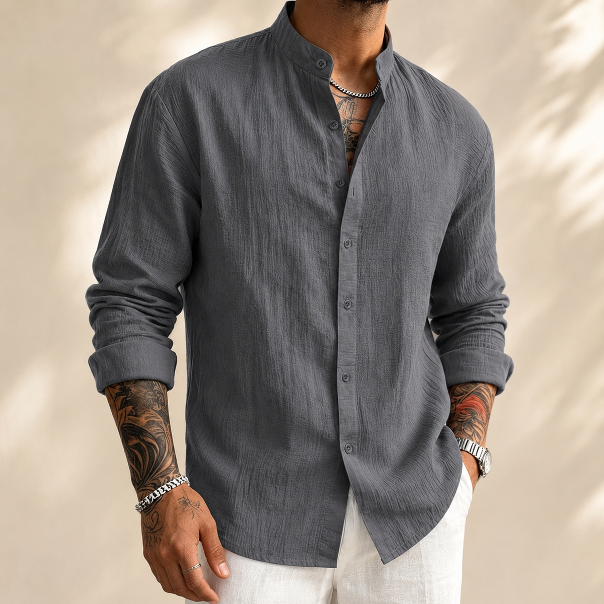 FEDERICO™ | Camicia in misto lino