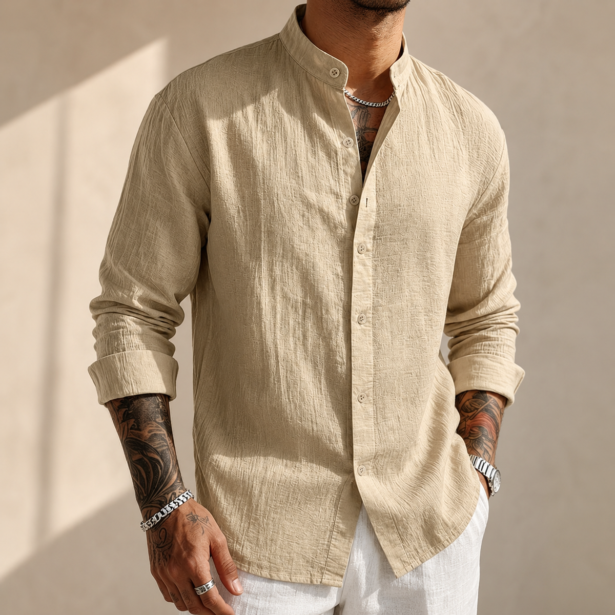 FEDERICO™ | Camicia in misto lino