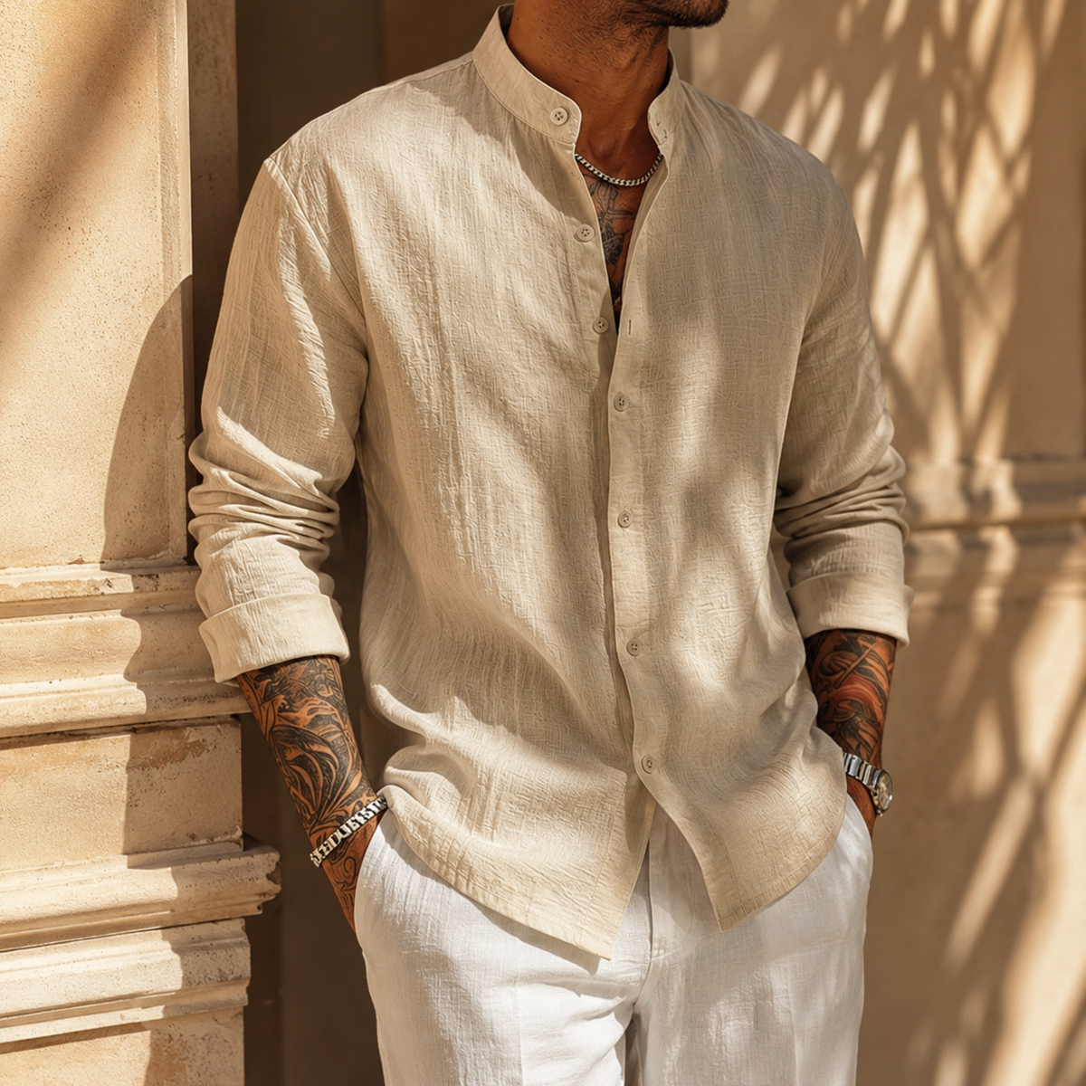 FEDERICO™ | Camicia in misto lino