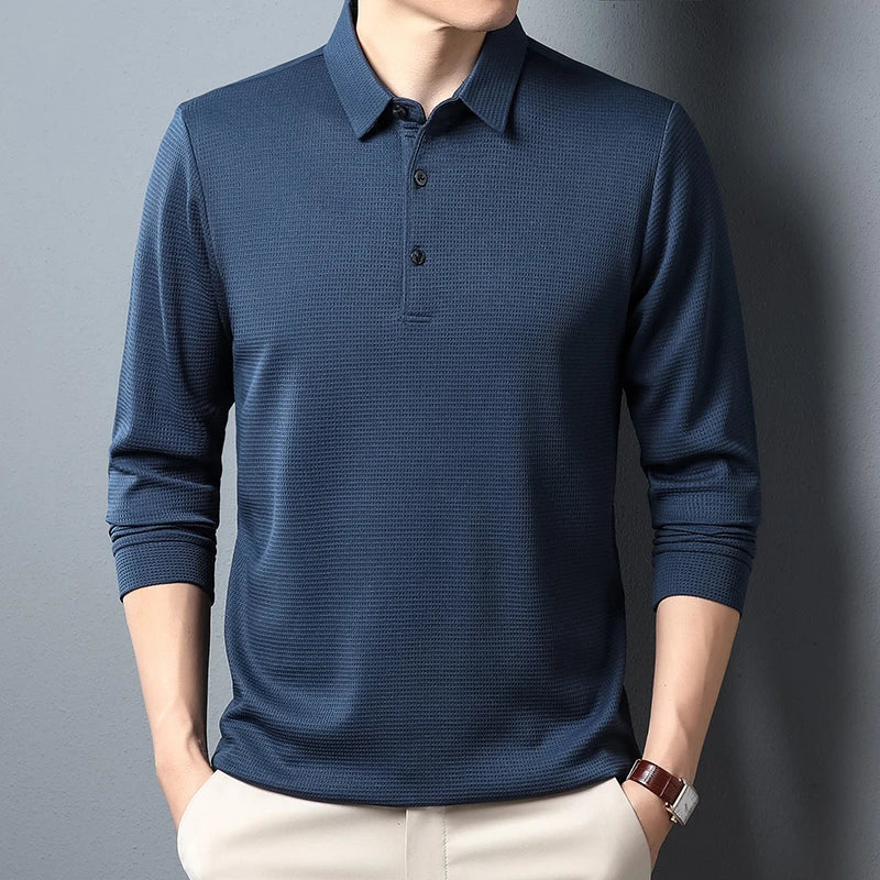 FEDERICO™ | Polo in maglia a maniche lunghe