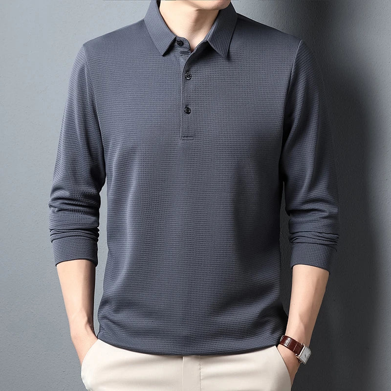 FEDERICO™ | Polo in maglia a maniche lunghe