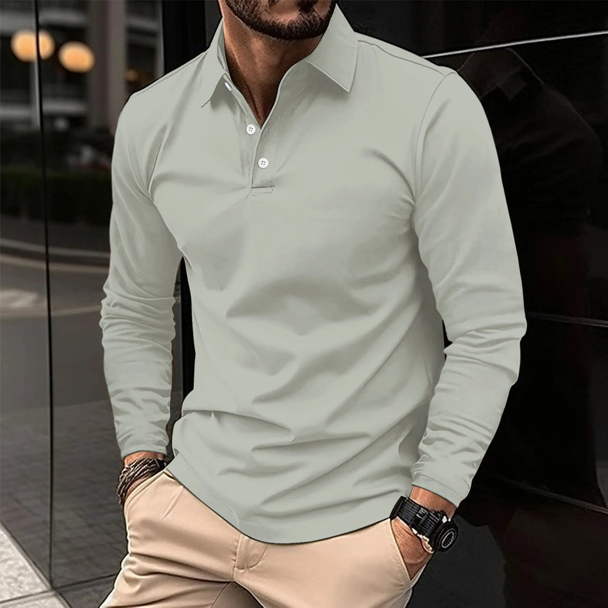 FEDERICO™ | Camicia a maniche lunghe con colletto