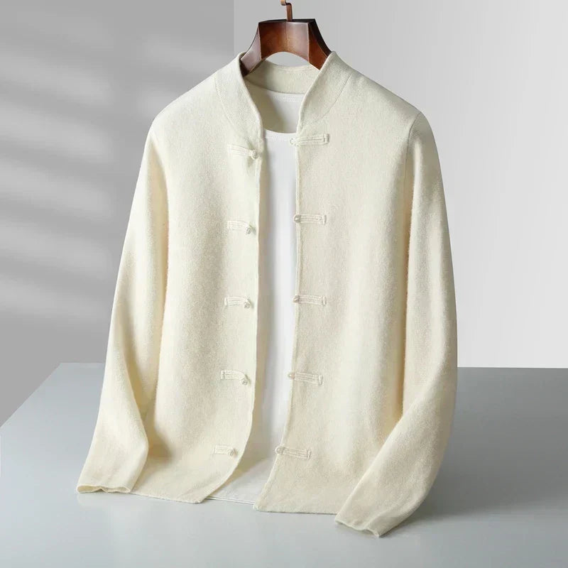 FEDERICO™ | Cardigan classico con collo alto