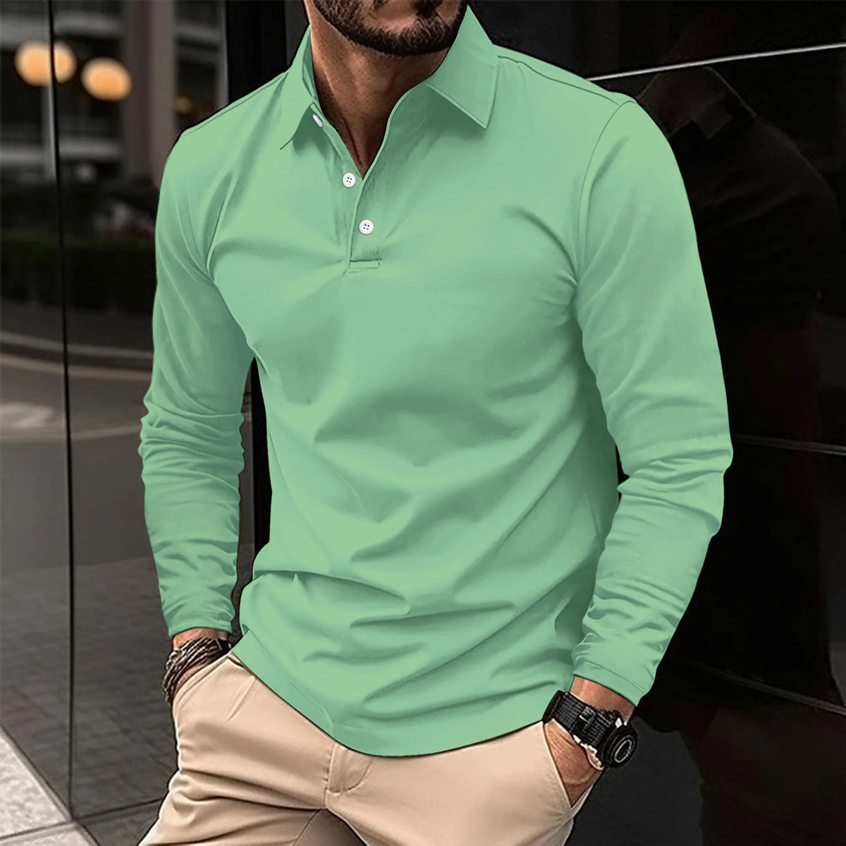 FEDERICO™ | Camicia a maniche lunghe con colletto