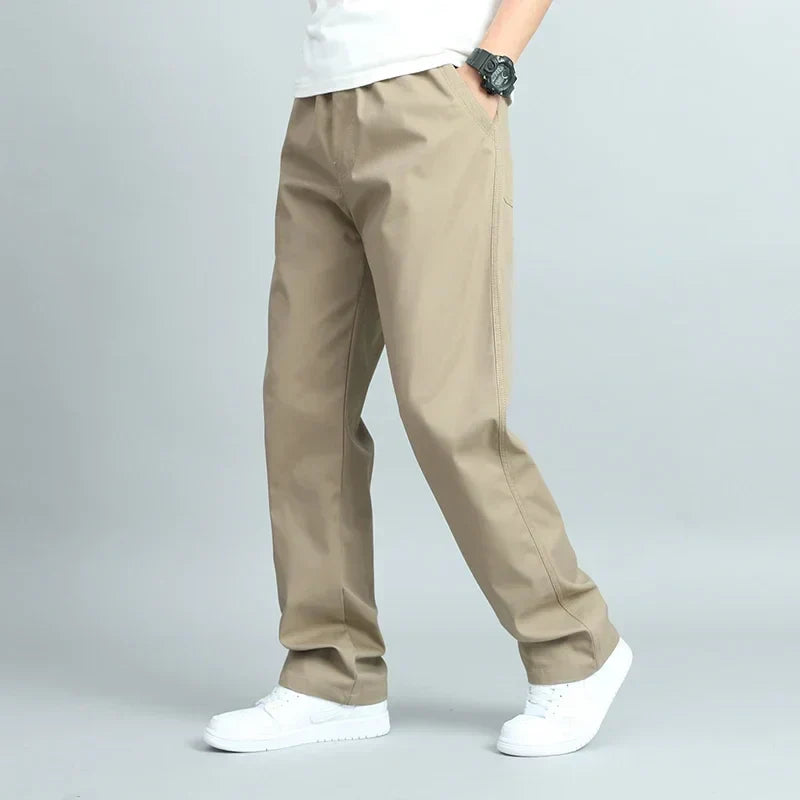 FEDERICO™ | Pantaloni in cotone a gamba dritta