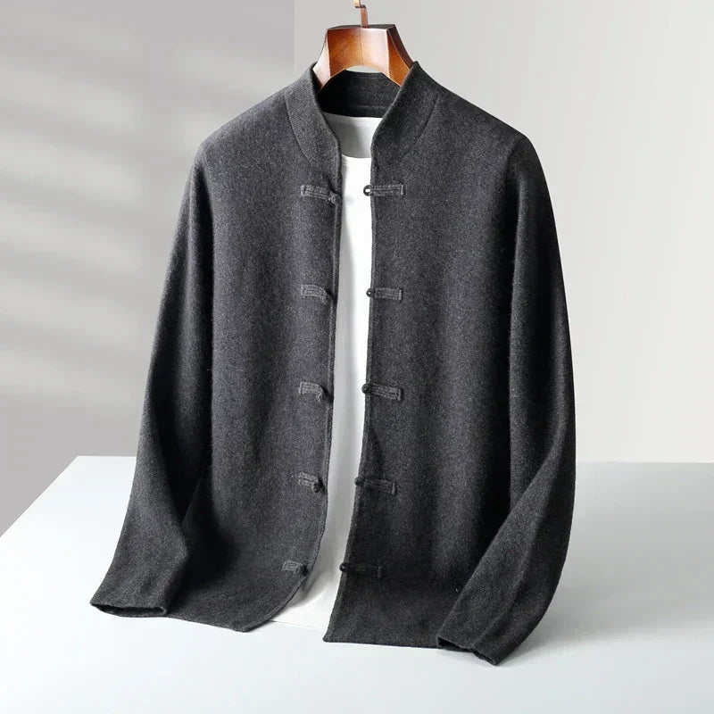 FEDERICO™ | Cardigan classico con collo alto