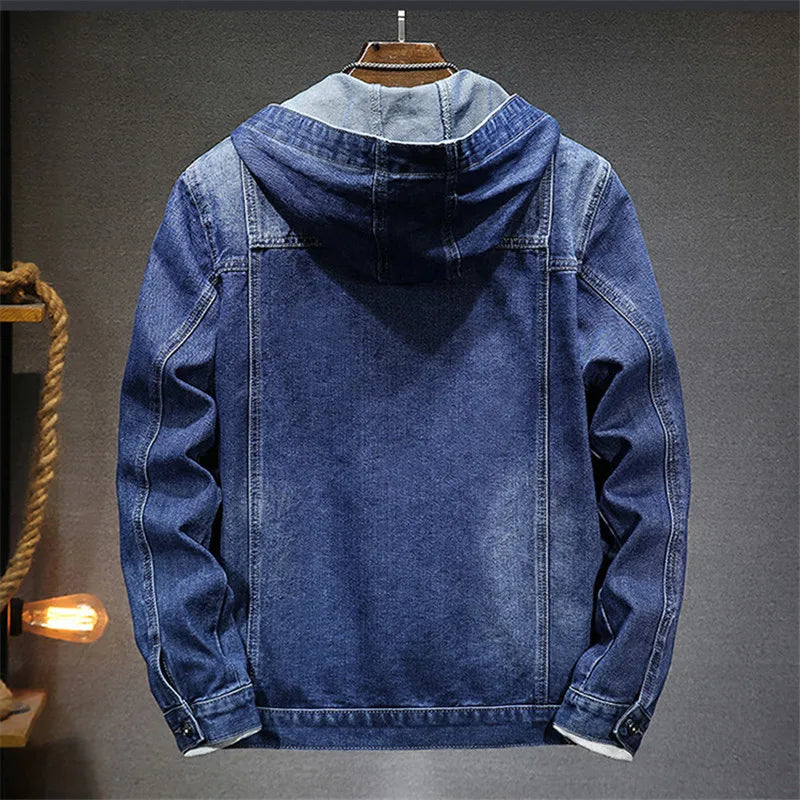 FEDERICO™ | Felpa con cappuccio in denim retrò