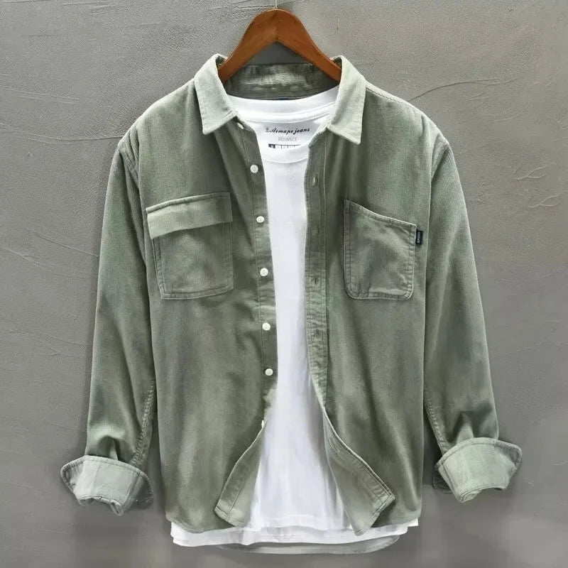 FEDERICO™ | Polo a maniche lunghe con trama in rilievo