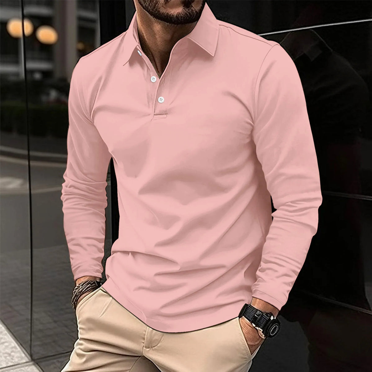 FEDERICO™ | Camicia a maniche lunghe con colletto