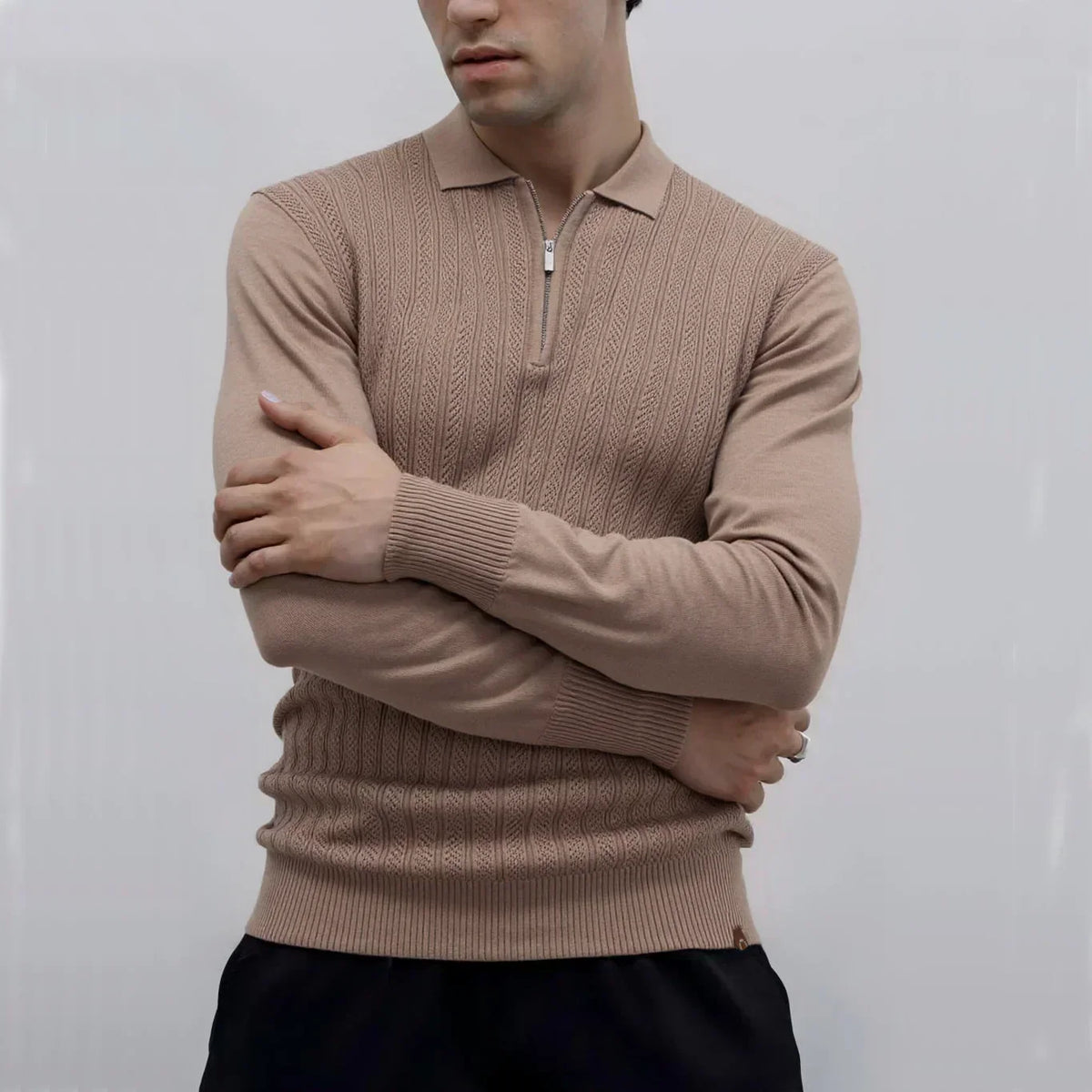 FEDERICO™ | Polo con trama in rilievo