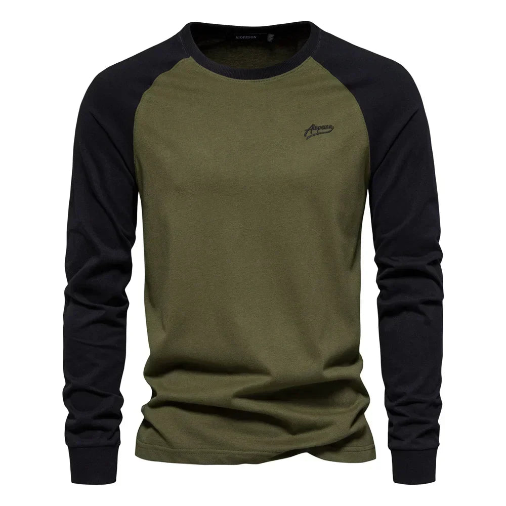FEDERICO™ | Maglia in cotone con maniche raglan lunghe