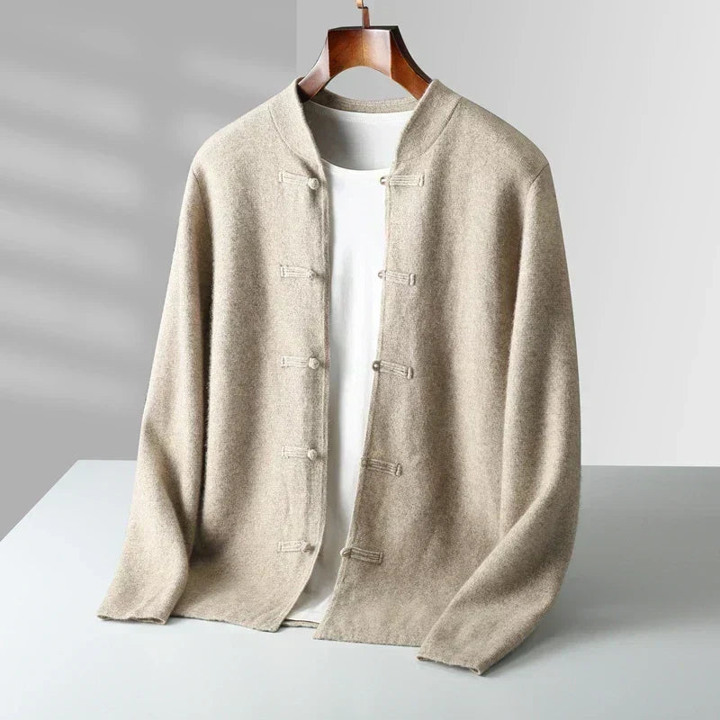 FEDERICO™ | Cardigan classico con collo alto