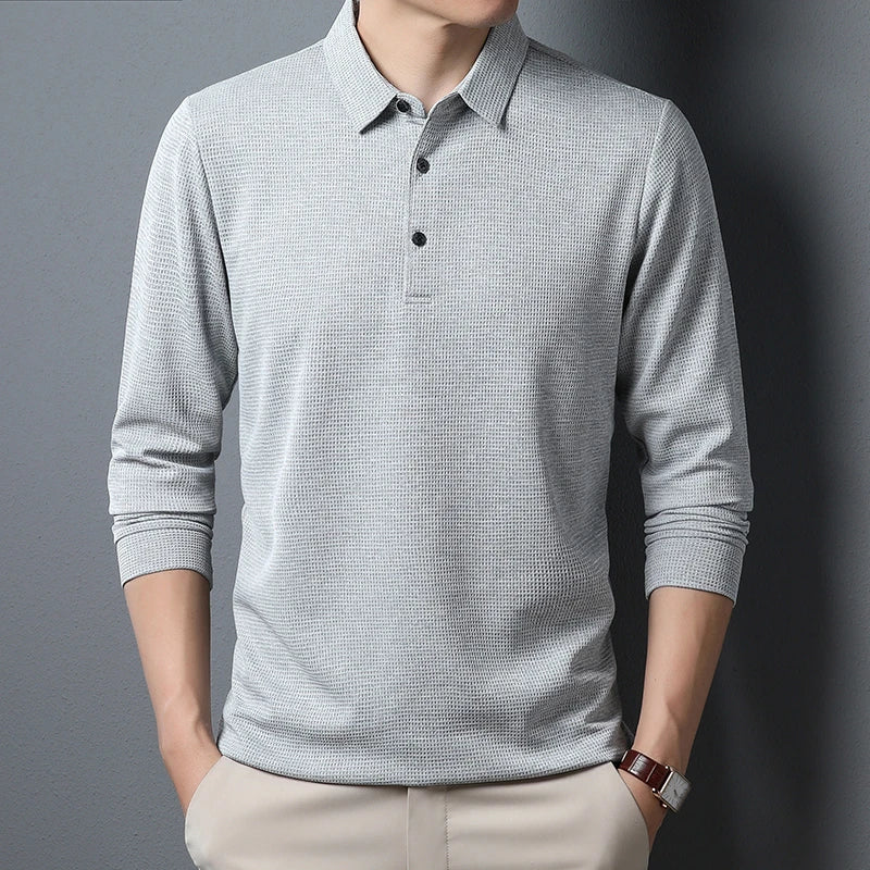 FEDERICO™ | Polo in maglia a maniche lunghe