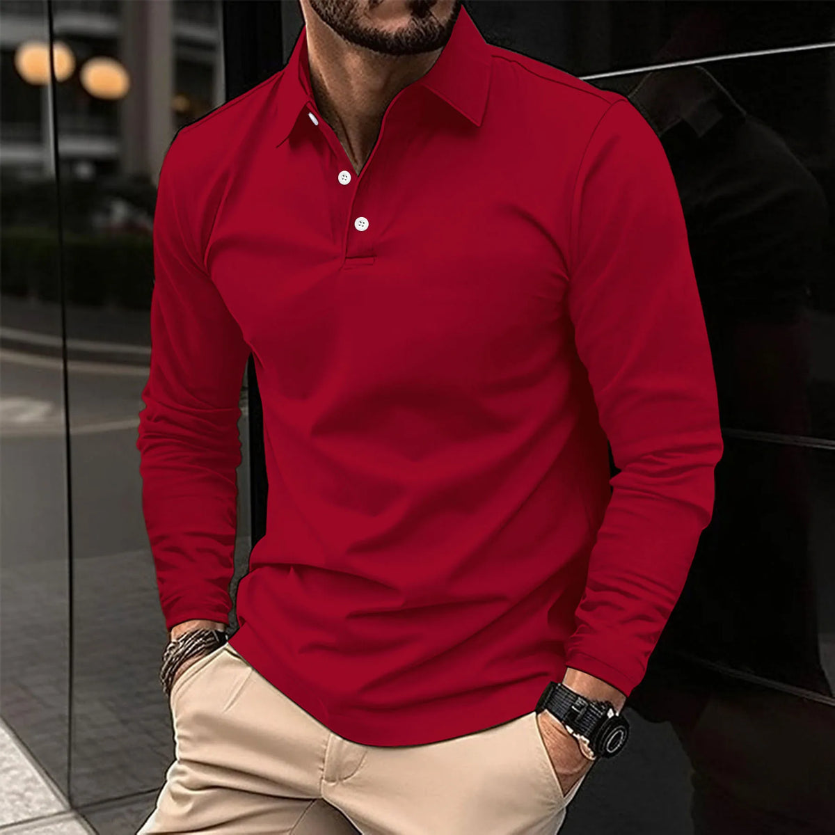 FEDERICO™ | Camicia a maniche lunghe con colletto