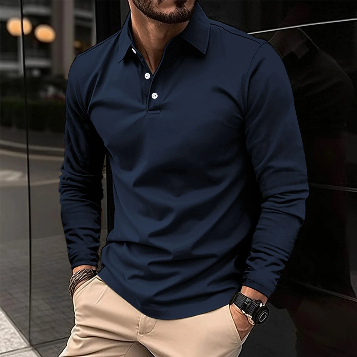 FEDERICO™ | Camicia a maniche lunghe con colletto