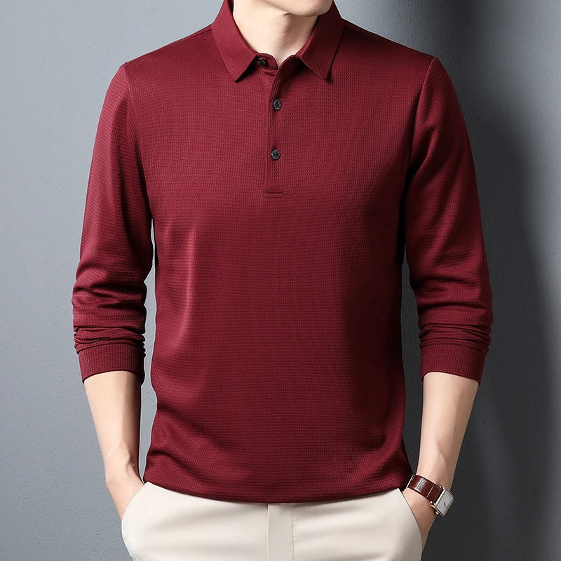 FEDERICO™ | Polo in maglia a maniche lunghe