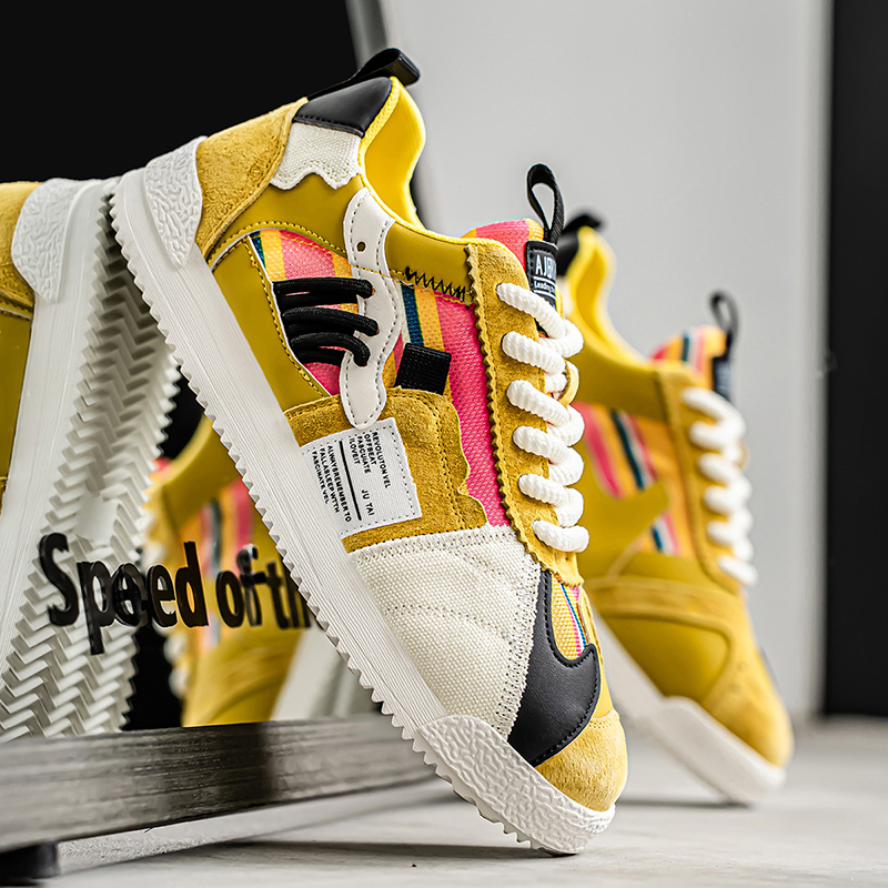 FEDERICO™ | Scarpe da ginnastica retrò a blocchi di colore