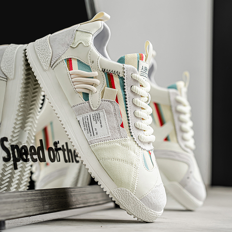 FEDERICO™ | Scarpe da ginnastica retrò a blocchi di colore