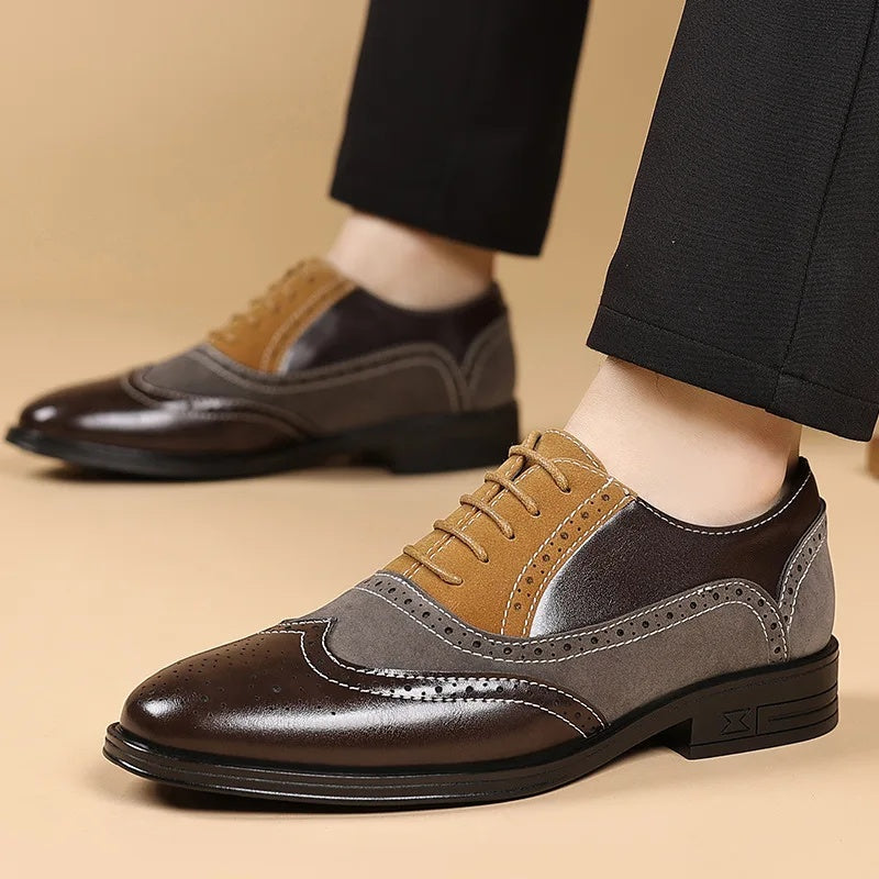 FEDERICO™ | SCARPE STRINGATE DA UOMO IN STILE BROGUE