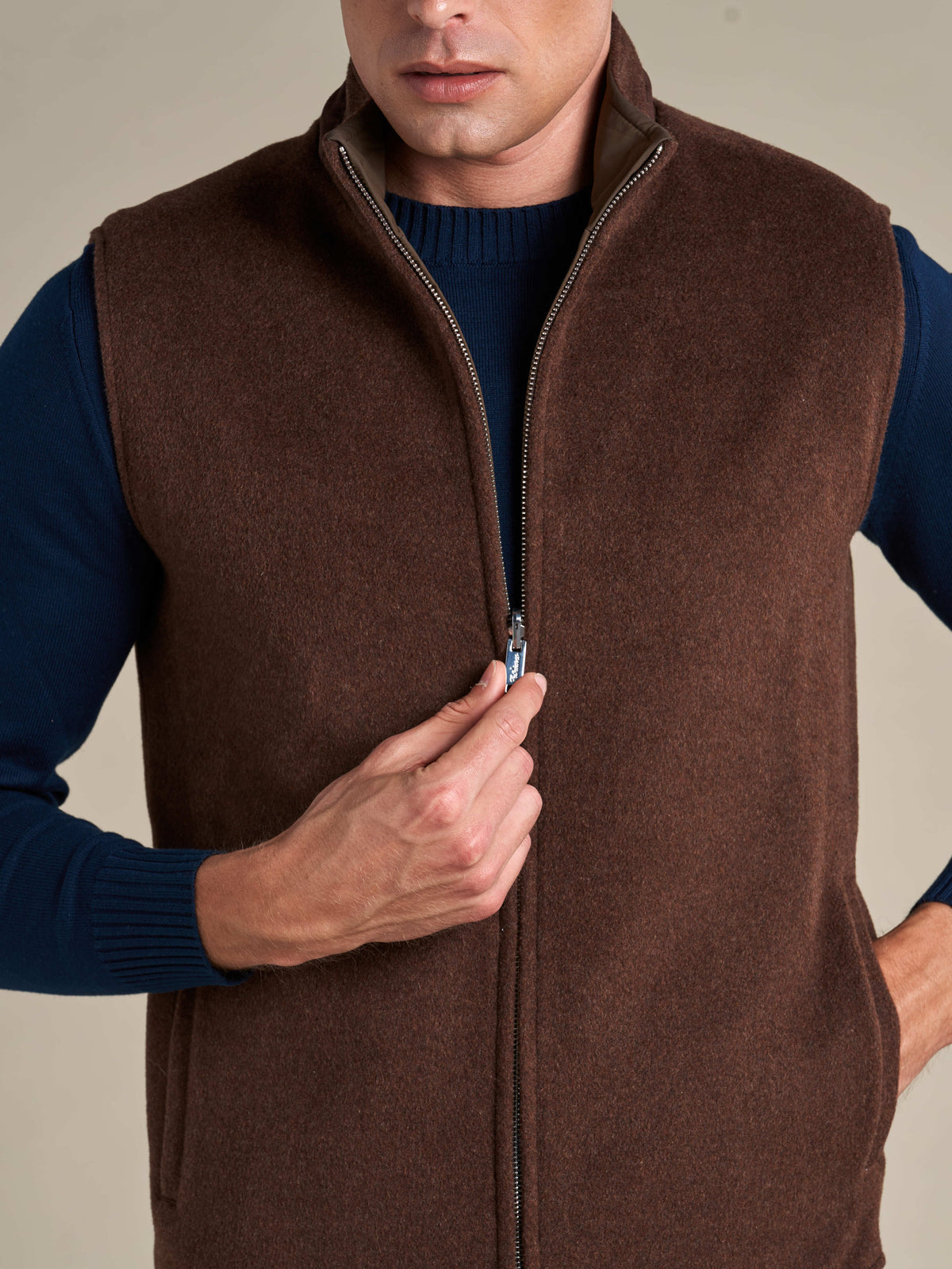 FEDERICO™ | Gilet uomo in lana reversibile – due look in uno