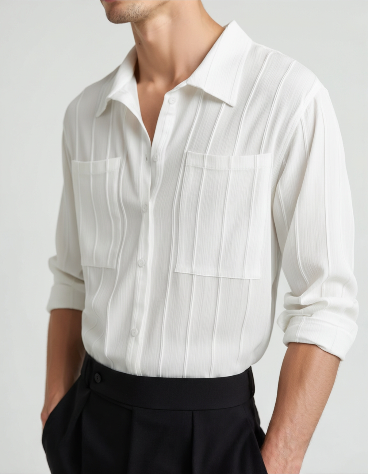 FEDERICO™ | Camicia testurizzata a coste