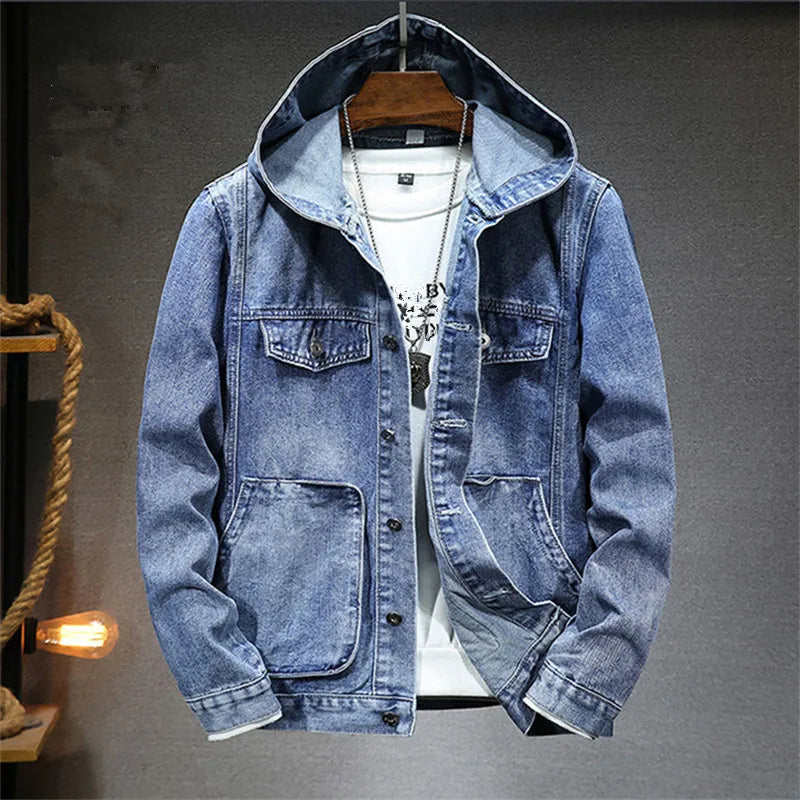 FEDERICO™ | Felpa con cappuccio in denim retrò