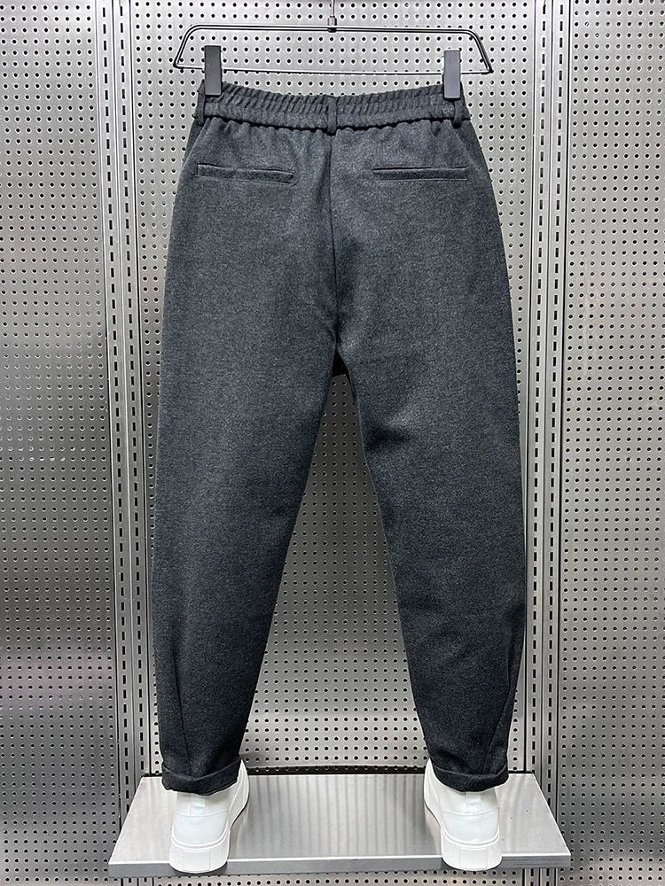 FEDERICO™ | Pantaloni uomo affusolati – tessuto testurizzato