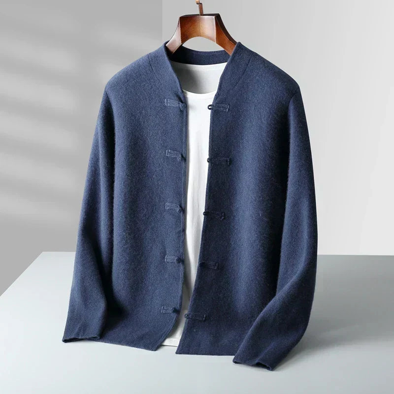 FEDERICO™ | Cardigan classico con collo alto