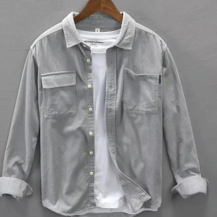 FEDERICO™ | Polo a maniche lunghe con trama in rilievo
