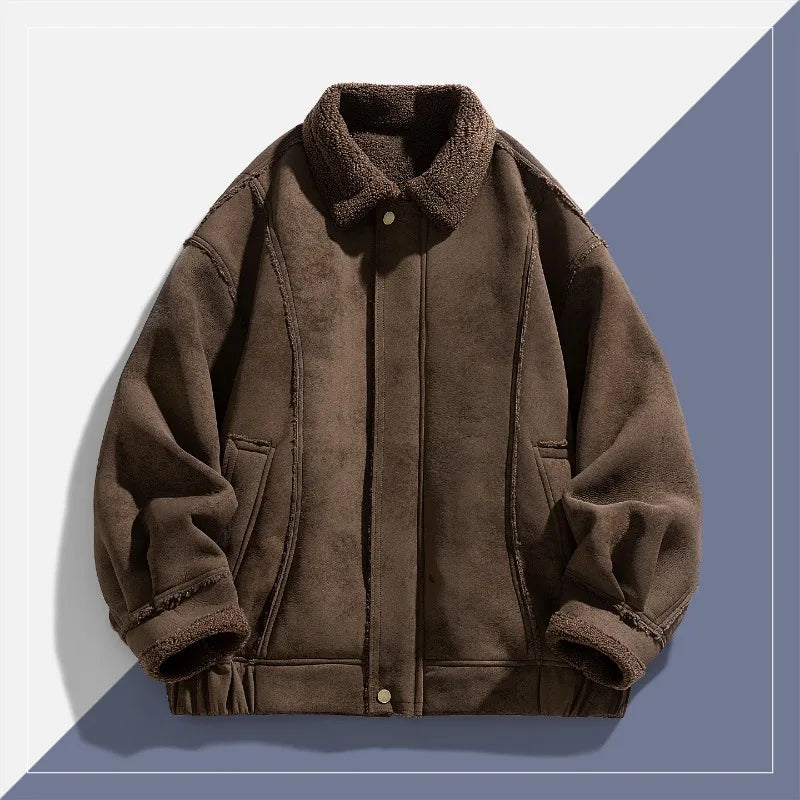 FEDERICO™ | GIACCA IN CAMOSCIO REDROCK