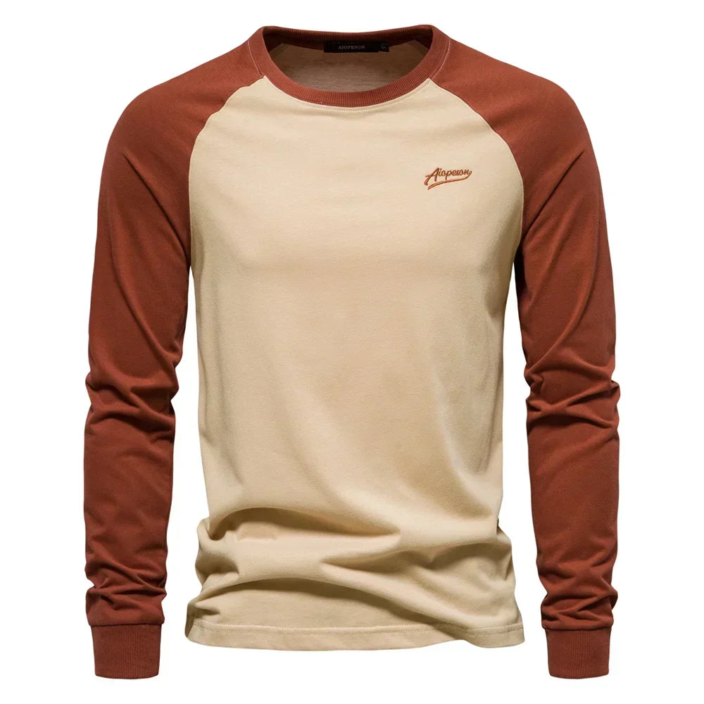 FEDERICO™ | Maglia in cotone con maniche raglan lunghe