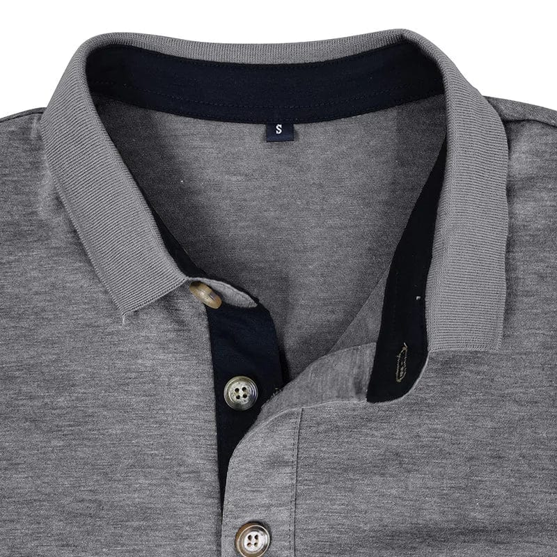 FEDERICO™ | Polo a maniche lunghe con tasca