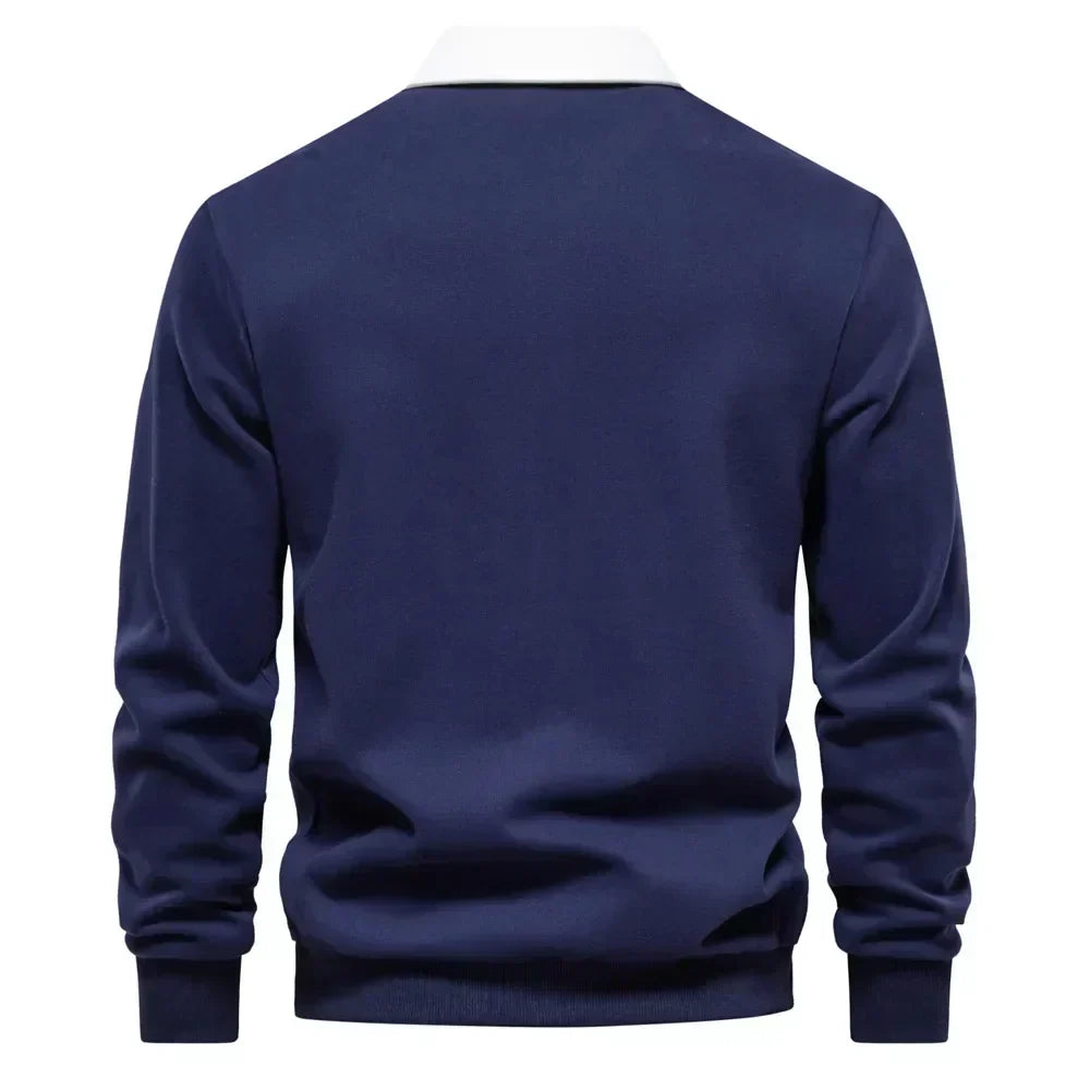 FEDERICO™ | Polo in maglia con colletto a contrasto