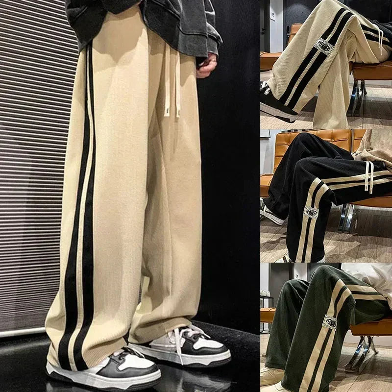 FEDERICO™ | Pantaloni a gamba larga con elastico in vita