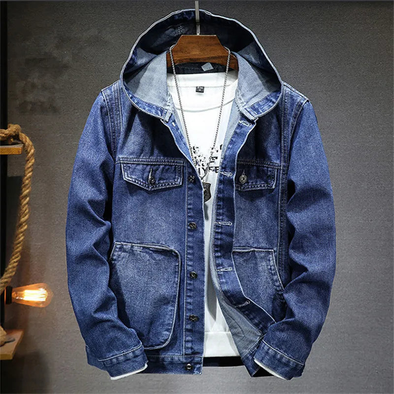 FEDERICO™ | Felpa con cappuccio in denim retrò