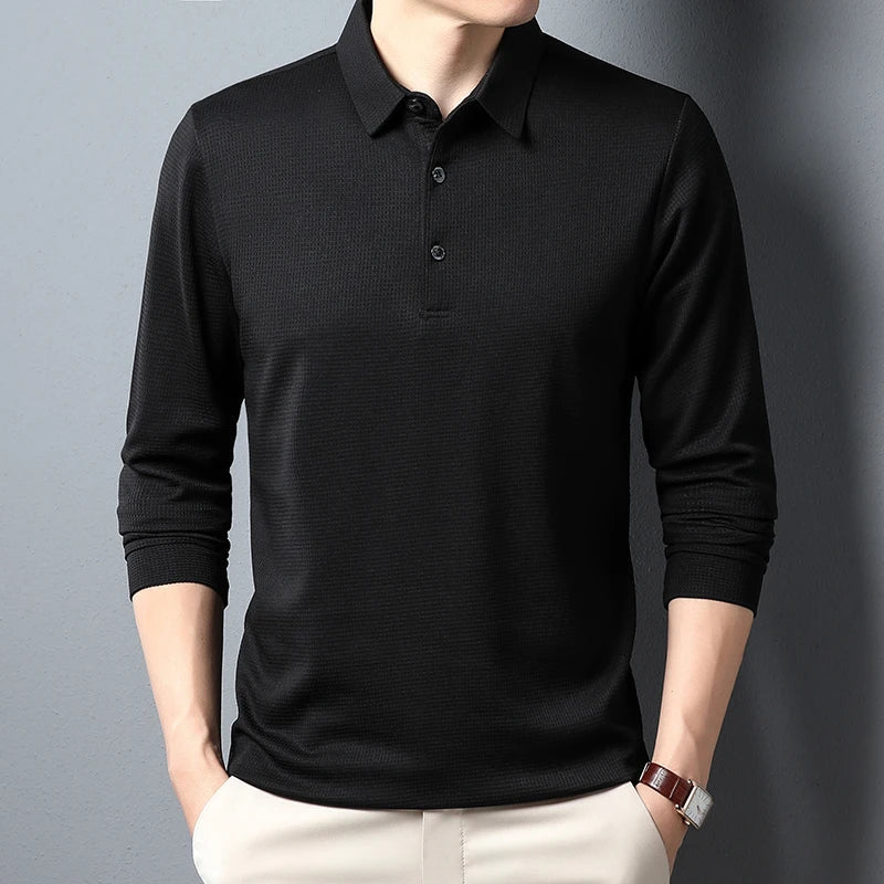 FEDERICO™ | Polo in maglia a maniche lunghe