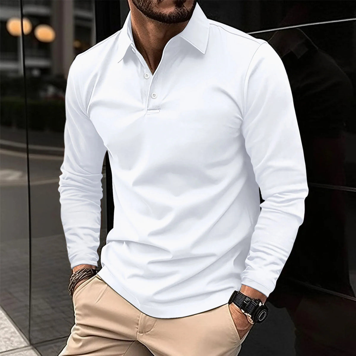 FEDERICO™ | Camicia a maniche lunghe con colletto
