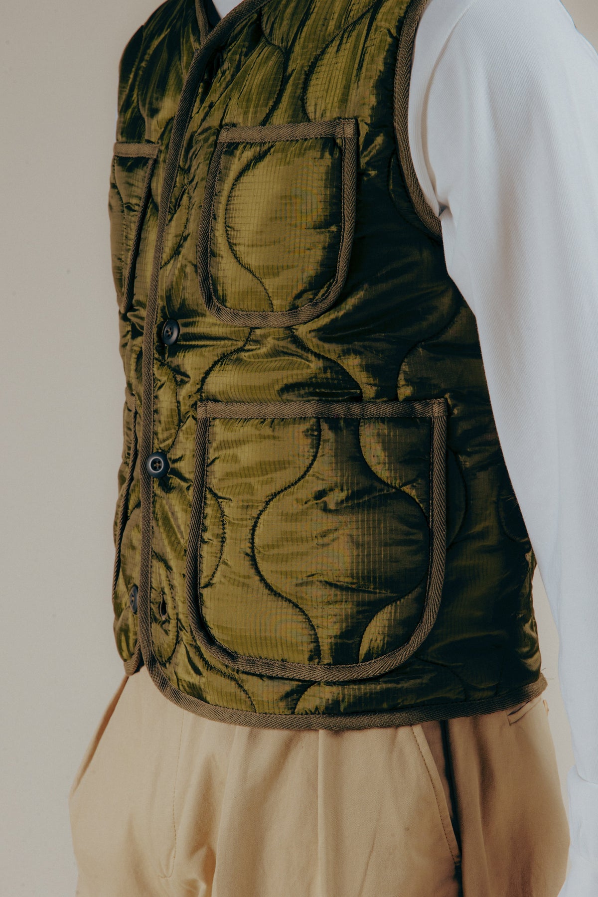 FEDERICO™ | Gilet Liner - Verde militare