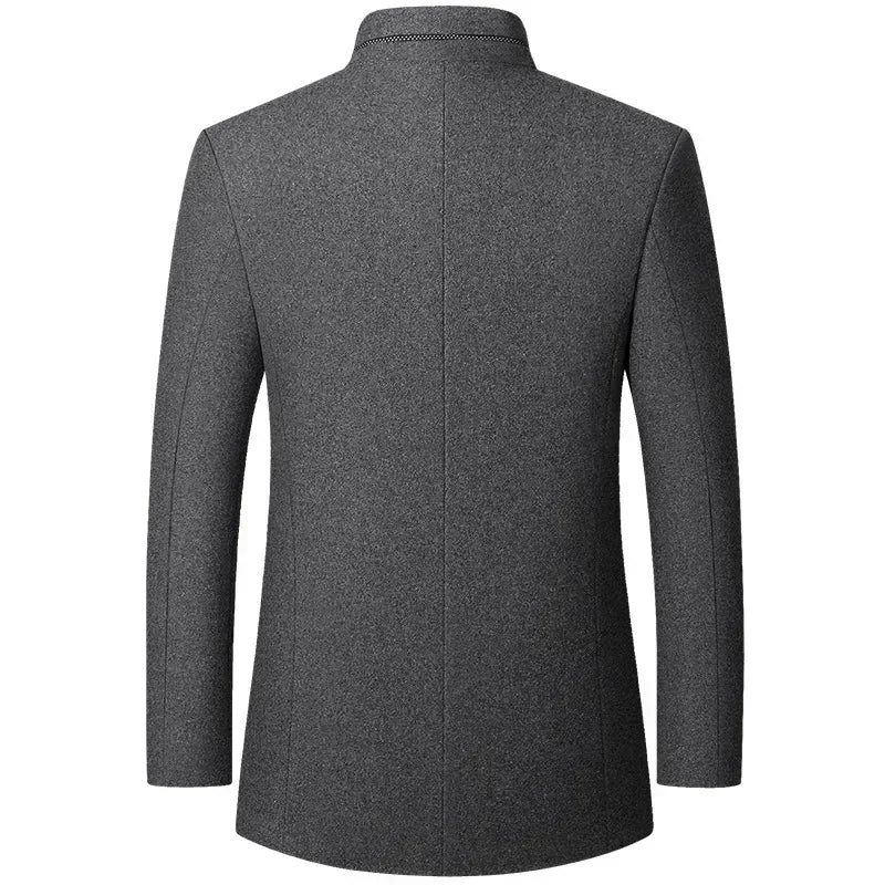 FEDERICO™ | Cappotto lungo in lana al tatto per uomo