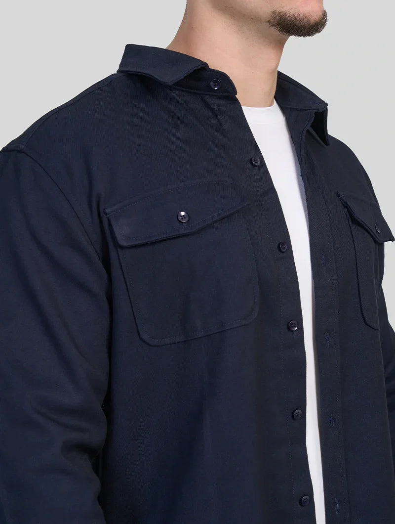 FEDERICO™ | Sovracamicia Simon - Blu navy