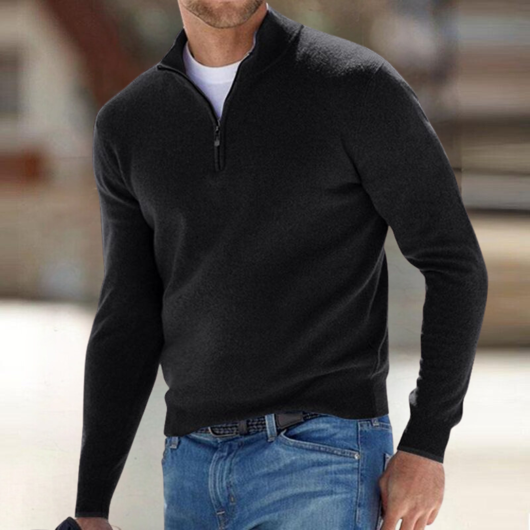 FEDERICO | PULLOVER DA UOMO CON CERNIERA
