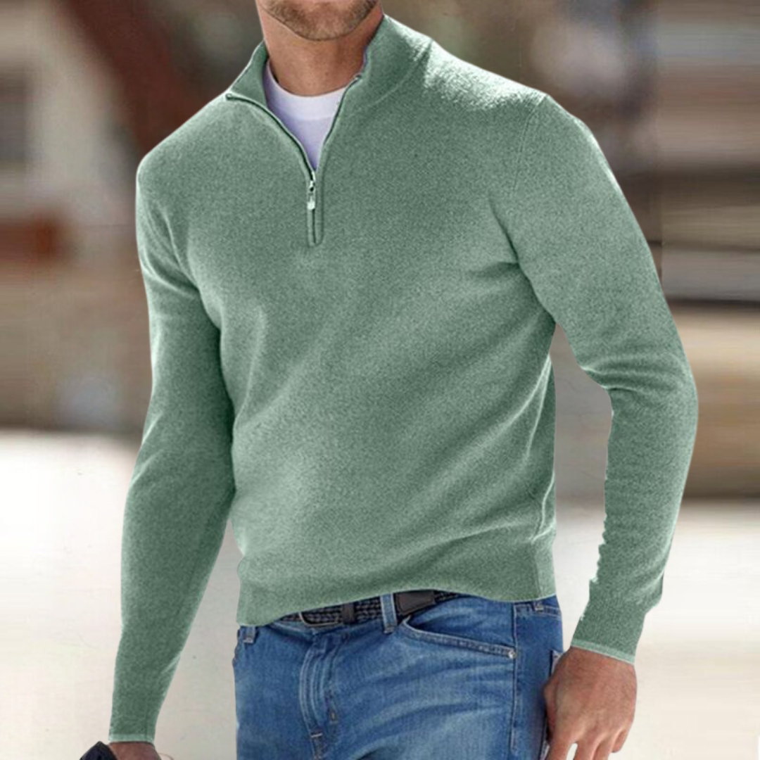 FEDERICO | PULLOVER DA UOMO CON CERNIERA