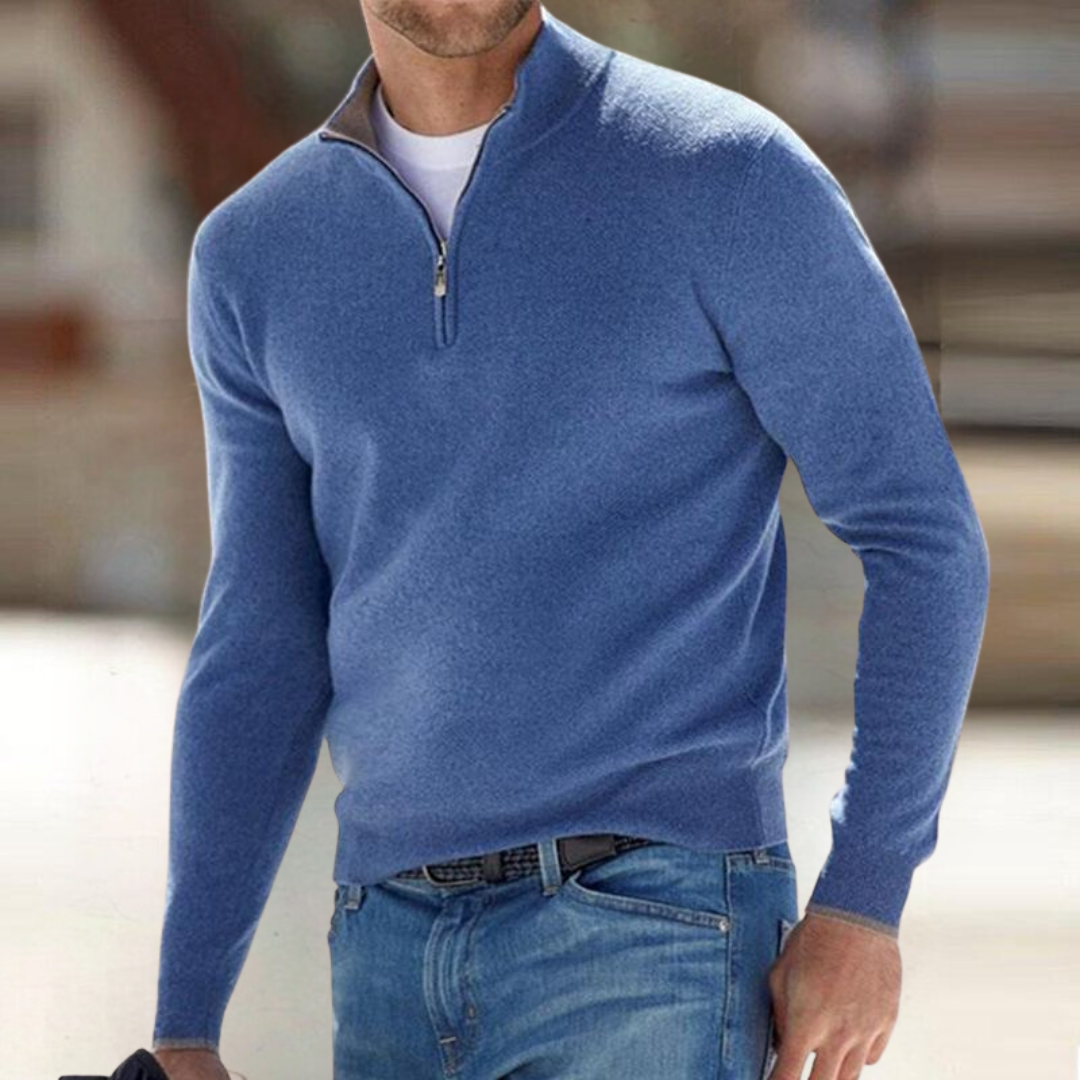 FEDERICO | PULLOVER DA UOMO CON CERNIERA