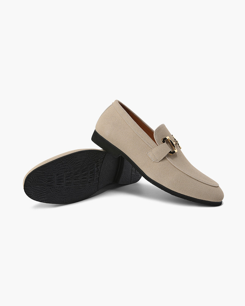 FEDERICO™ | Mocassini in pelle scamosciata interamente