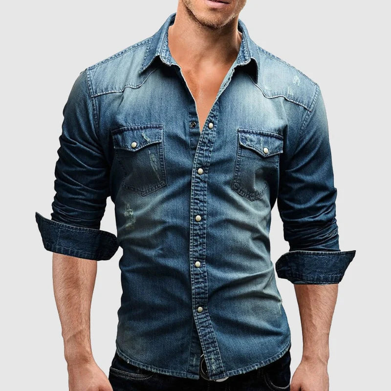 FEDERICO™ | Camicia in denim slim fit