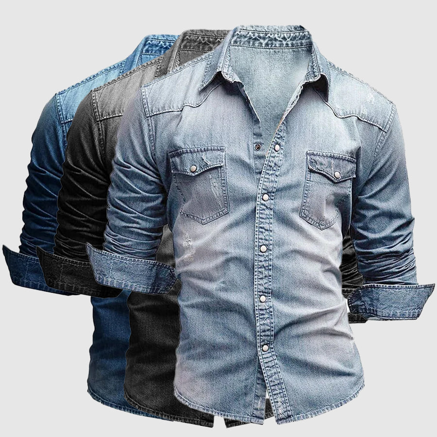 FEDERICO™ | Camicia in denim slim fit