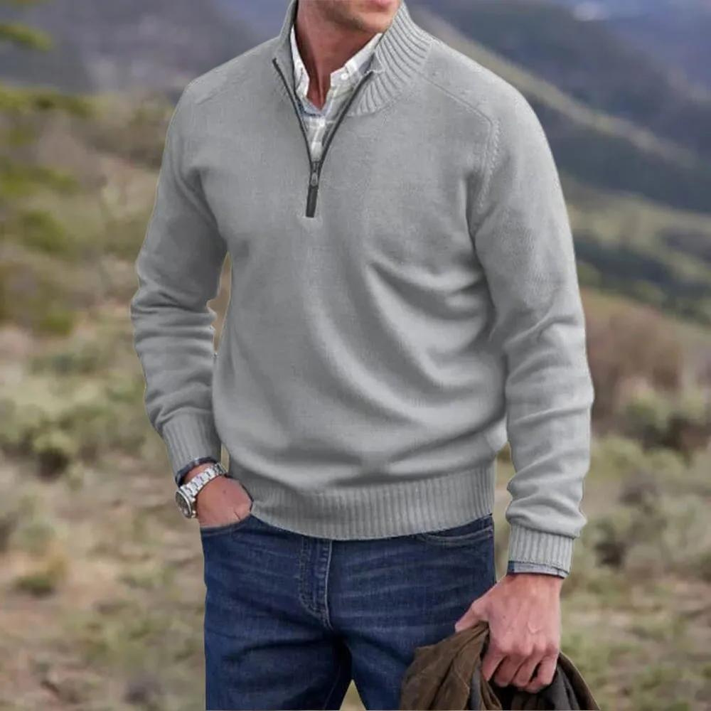 FEDERICO™ | Maglione a collo alto con cerniera