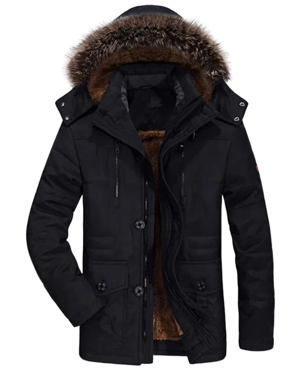 FEDERICO™ | Giacca invernale con cappuccio in cotone