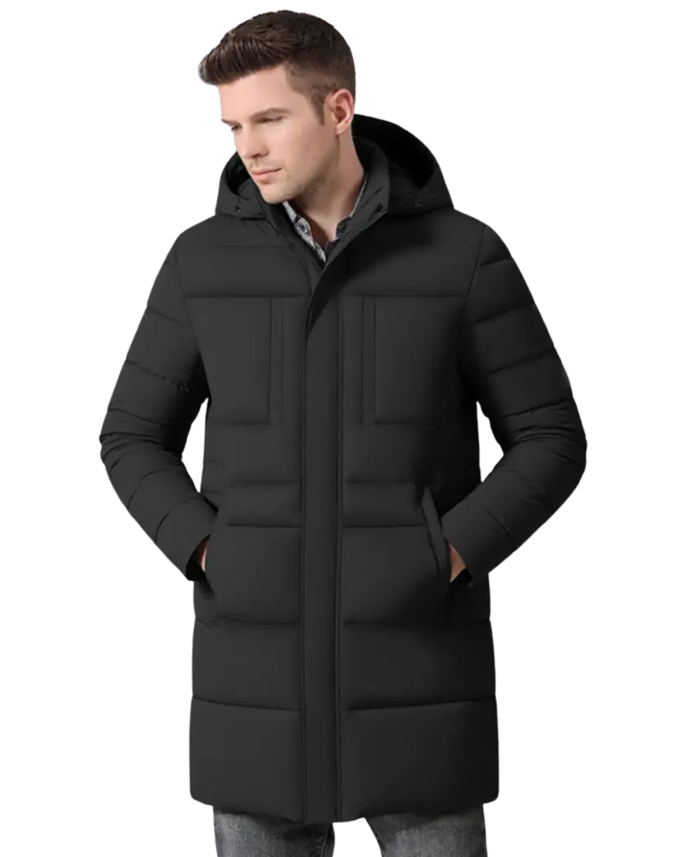FEDERICO™ | Giacca invernale uomo lunga imbottita – più copertura